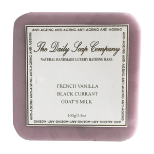 French Vanilla and Black Currant Soap- 100gms