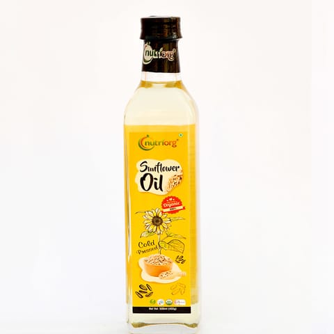 Sunflower Oil 500ml Glass Bottle