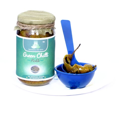 Green Chilli Pickle/ Hari Mirch Ka Achar - 400gm