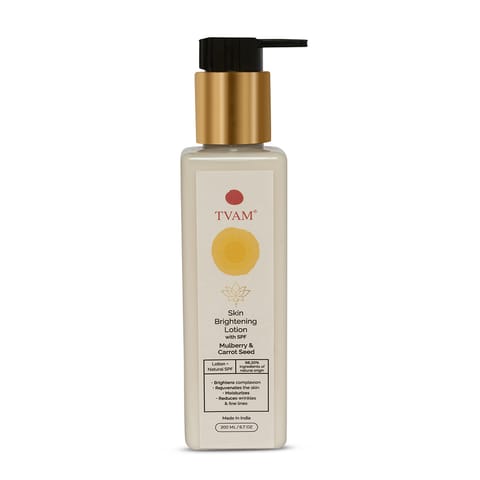 Mulberry & Carrot Seed Skin Brightening Lotion with SPF - 200 ml