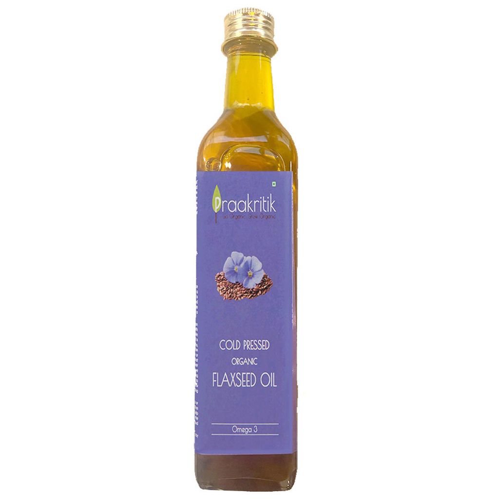 Organic Cold Pressed Flaxseed Oil 500 ml