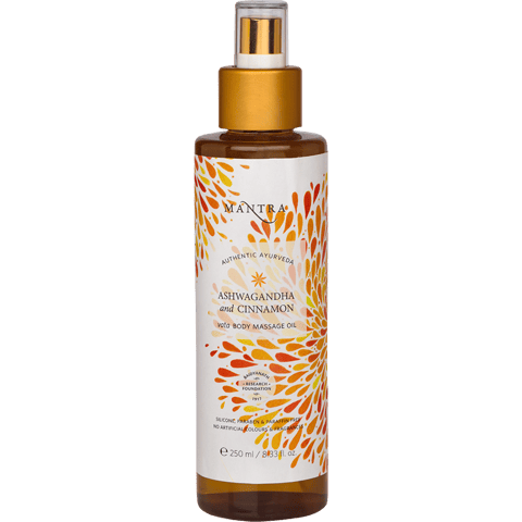 Ashwagandha & Cinnamon Vata Body Massage Oil - 250 ml