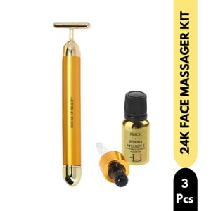 24K Face Massager with Serum - 110 gms