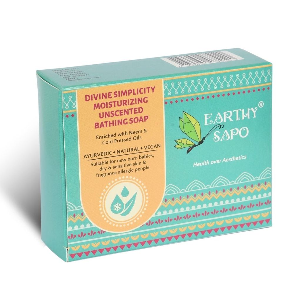 Divine Simplicity Moisturizing Unscented bathing soap - 100g