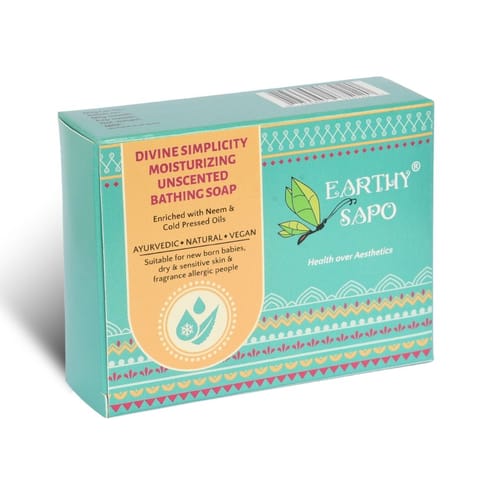 Divine Simplicity Moisturizing Unscented bathing soap - 100g