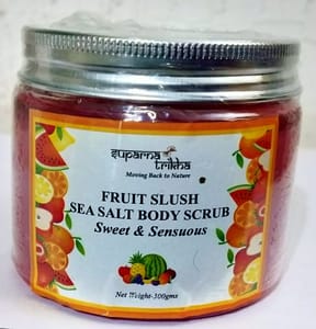 Fruit Slush Sea Salt Body Scrub - Sweet & Sensuous 300 gm