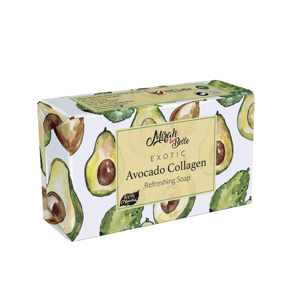 Avocado Collagen Anti Aging Soap Bar - Natural & Organic 125 gms